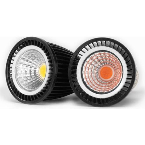 LED Full Spectrum Spotlight Bulb GU MR E27 E14 5W 7W 9W 12W Focus Lamp Hight Brightness Indoor Growing Warm Day White 4pcs/lot