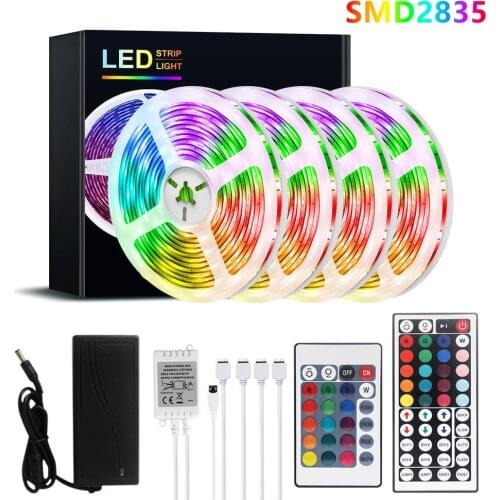 LED Light Strips Flexible Lamp 220V RGB LED Strip Waterproof Ribbon rgb Light Tape Backlight For TV Decoration EU US UK AU Plug