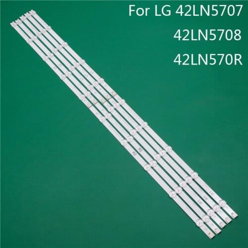 LED TV Illumination Part For LG 42LN5708 42LN5707 42LN570R LED Bars Backlight Strips Line Ruler 42" ROW2.1 Rev 0.01 L1 R1 R2 L2