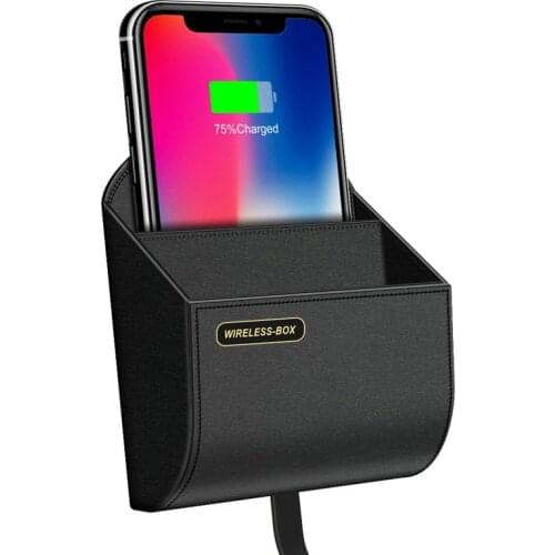 High quality hangable QI car wireless charger for BMW charging box pad stand air vent phone holder for f10 f11 f30 f32 f15 f16