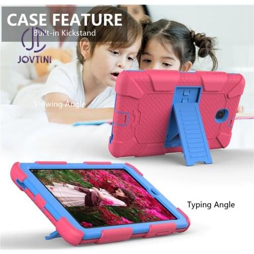 New Armor Case For Samsung Galaxy Tab A 8.0 2018 T387 SM-T387 8.0inch Kids Safe Heavy Duty Silicone Hard Tablet Protective Cover