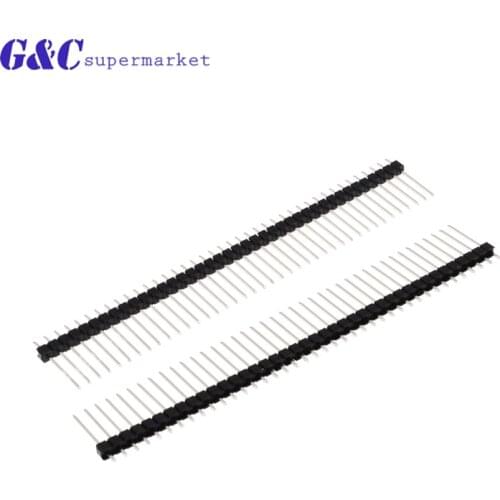 10/100PCS 40Pin Pin Header Connector 2.0mm Stackable 20mm Long Legs single Male diy electronics