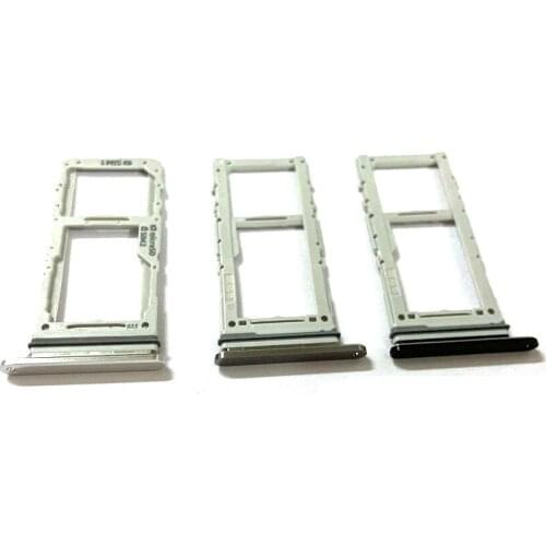 10PCS Sim Tray Holder For Samsung Galaxy Note10 Plus / Note10 Lite SIM Card Tray Slot Holder Adapter Socket Repair Parts