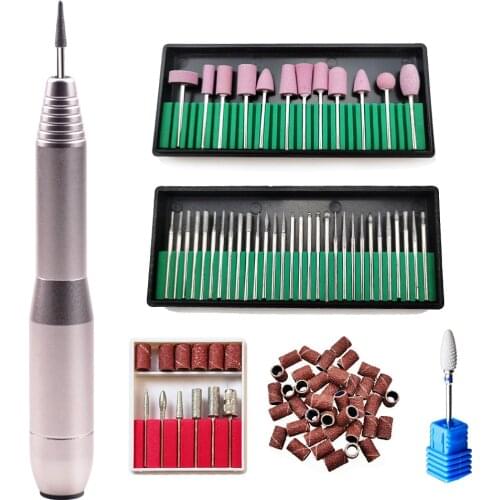 Manicure Machine 25000RPM Nail Drill Machine with Forward Reverse Rotation Manicure Pedicure Kit Electric Nail File with Cutter