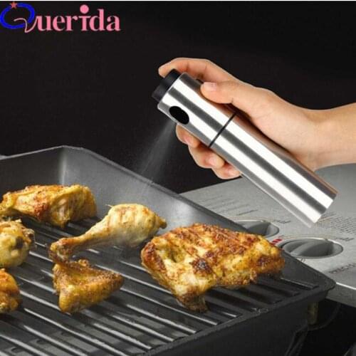 Spray Type Barbecue Oil Bottle Creative Kitchen Accessories Stainless Steel Vinegar Bottle Olive Oil Bottle Household Kitchen