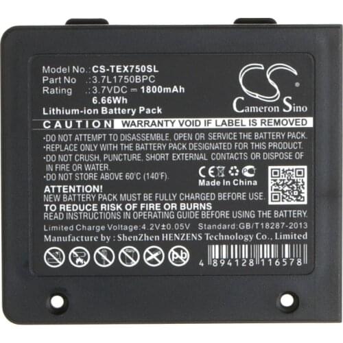 Cameron Sino 1800mAh Battery 3.7L1750BPC for Texas Instruments TI-Nspire Navigator Wireless Cradle WiFi, TI-Planet