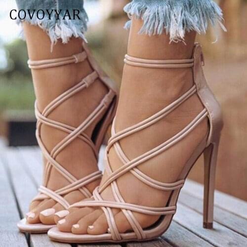 COVOYYAR Womens High-heeled Shoes
