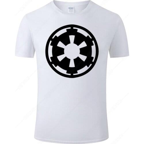 Star Wars Galactic Empire Print T Shirt Men Women Brand Summer Short sleeve Tops Cotton Short Sleeve T-shirt Cool O Neck Tee J52