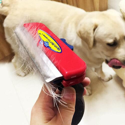Pet dog cleaning tools Hair cleaning massage Hair removal For Dog Cat comb Pet shop dedicated tool Floating hair Beauty E11466