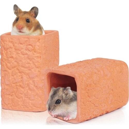Rats Hamster Bed Dual-use Hamster Tunnel Pet Tunnel Toy Pet Cage Hammock House for Small Furry Animals Summer