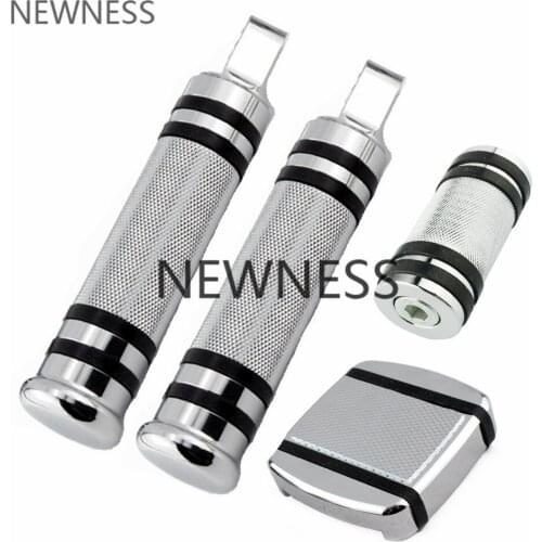 Motorcycle Foot Pegs Brake Pedal Pad Shifter Peg Footrest Footpeg For Harley Touring Dyna Sportster 883 1200 Softail Custom Road