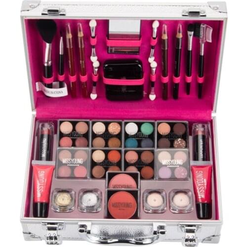 Makeup Set Long Lasting Eye Shadow Palette Lipstick Lip Gloss Cosmetic Kit Beauty Lipstick Maquillaje Combination Gift Box Set