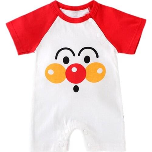 New Summer Baby Rompers Newborn Boys Girls Cotton Short-sleeved One Piece Thin Shortalls Playsuits Multi-Color Options For Sale