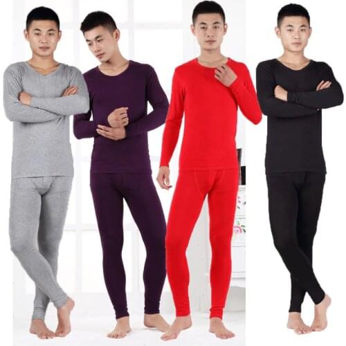 New Arrival Autumn spring style plus size 7XL modal Soft Cozy Long Johns sets Men pajamas suits