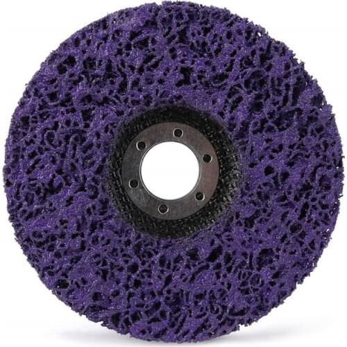 125mm Poly Strip Disc Abrasive Wheel Paint Rust Remover Clean Grinding Wheels for Durable Angle Grinder Car Truck Motorcycles