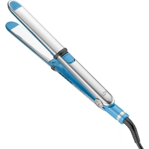 750F titanium digital flat Iron hair straightener professional fast electric straightening iron curls styling Tool 110-240v