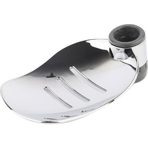 1 Set ABS Soap Holder Drain Shelf, 22/24/25cm Bathroom Soap Dishes Shower Rod Slide Bar Soap Box Tray With Screws Accessories