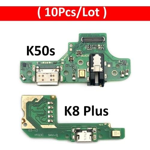 10Pcs/Lot, USB Charging Port Mic Microphone Dock Connector Board Flex Cable For LG K8 Plus Repair Parts