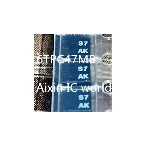 20PCS - 50PCS NEW SMD Tantalum Capacitor S7 6TPC47MB 3528 Type B 6.3V 47uF High Molecular Polymer