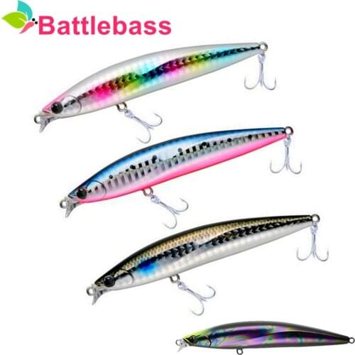 2021 Top Fishing Lure Shallow Range Floating Minnow 98mm 13g Long Casting Seabass Jerkbait Saltwater Big Hard Bait Wobbler