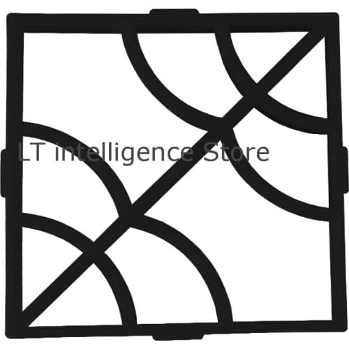 Garden DIY plastic pathways paving mold Stone walk maker Mould path mate pavement concrete mold 40*40*4