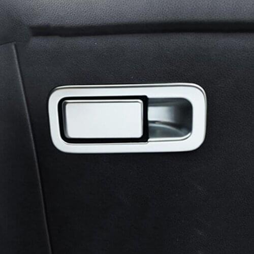 ABS Chrome For KIA Sportage 4 QL KX5 2016 2017 2018 Car Accessories Copilot Glove Box Door Bowl Strip Cover Trim Car Styling