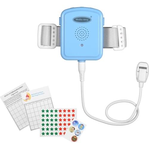 Bedwetting Alarm Enuresis Alarm with Light Sound and Vibration 3 Modes Volume Music Control for Boys Girls Kids Children Adults