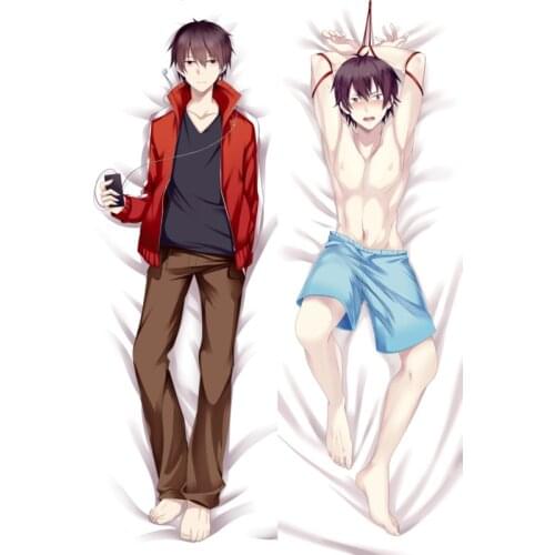 Cool Japanese Anime Pillowcase KAGEROU PROJECT MekakuCity Actors Shintaro decorative Hugging Body Pillow Case
