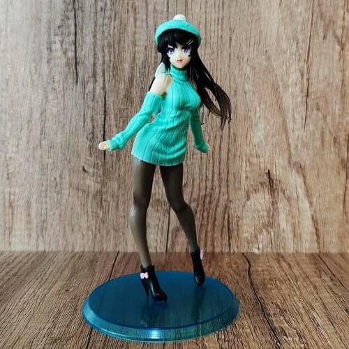 20cm Rascal Does Not Dream of Bunny Girl Senpai Action Figure Senpai Sakurajima Mai Collocation Model Figurine Desk Decor Toys