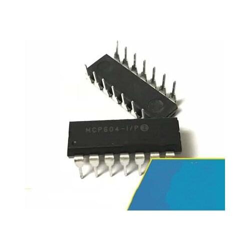 1pcs MCP604-IP MCP604-I MCP604 MCP604-I/P DIP14 original quantity discount In Stock
