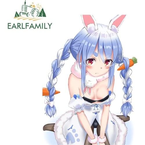 EARLFAMILY 13cm x 9.6cm for Hololive En Motorcycle Car Bumper Window Stickers Waterproof Scratch-proof Vehicle VAN SUV Decal