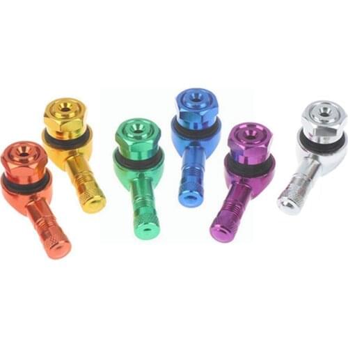 New 2pcs Motorcycle Tire Valve Stem 90°Angle Alloy Motorcycle Valve Accessories For Rim Stems Tire Valve Wheel Wheel Tubele I8F2