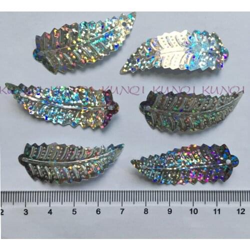 New Arrival 250pcs 47*19mm Large Leaves Loose Sequins Paillettes Sewing,Wedding Craft,Women Kids DIY Garment Accessory SFLYX