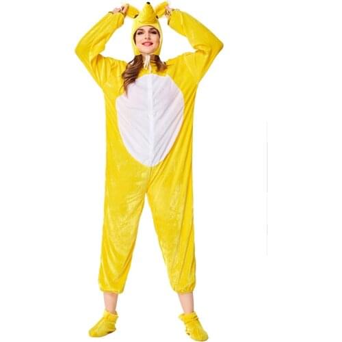 Halloween Adult Party Clothes Animal Costume Animal Cosplay Weasel Yellow Mouse Anime Cosplay Cosplay Costumes