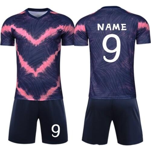 Kids Adult Soccer Jersey Set Women Men Football Jersey Child Kit Football Training Suit Plus Size Soccer Uniform Sports Clothes
