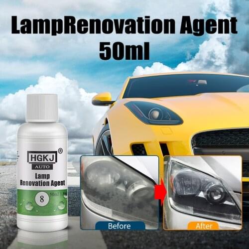 HGKJ 8 Automobile Headlight Repair Renovation Lamp Retreading Agent Cleaning Sandpaper Kit Universal Polishing Tool