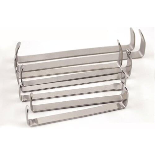 Thyroid Retractor Double-head Retractor Tissue Retractor Skin Retractor Plate Type Right Angle Oral Size Tissue Retractor