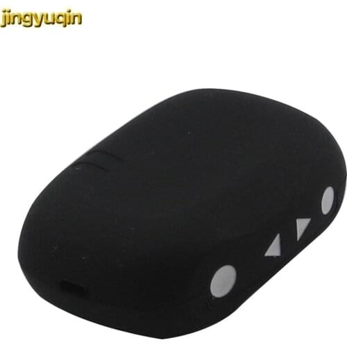Jingyuqin Russian Verison Silicone Case For Original For Starline B92/B94/B62/B64 lcd Two Way Car Remote Free Shipping
