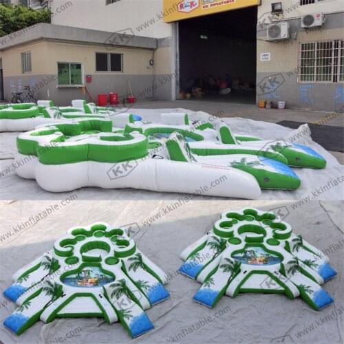 Comfortable Chair Lounge PVC Foldable Bed Giant Inflatable Pool float Beach