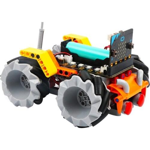 Smart Programming Robot Car DIY Kit For Microbit Robotics Educational Kit Support Makecode APP And Infrared Remote Control Toys