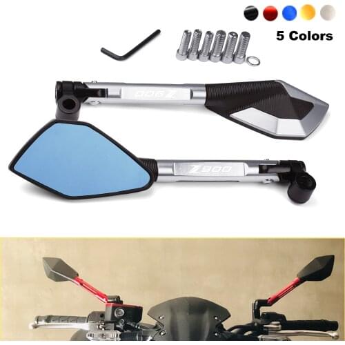 Z900 Motorcycle CNC Universal Rearview Rear View Mirror Side Mirrors For Kawasaki Z900 Z 900 2017-2019 2020 2021 Accessories