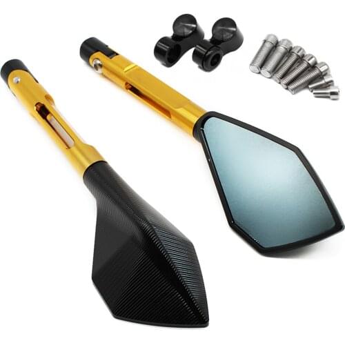 Universal Motorcycle Mirror side Rearview For KAWASAKI Versys 1000 650 W800 W650 Z1000 Z125 Z400 Z650 Z750 Z750R Z800 Z900 ER6N