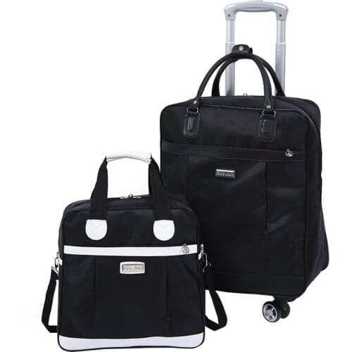 Two-piece universal wheel set of high-quality materials luggage 18-inch 20-inch boarding travel bag to travel more lightly