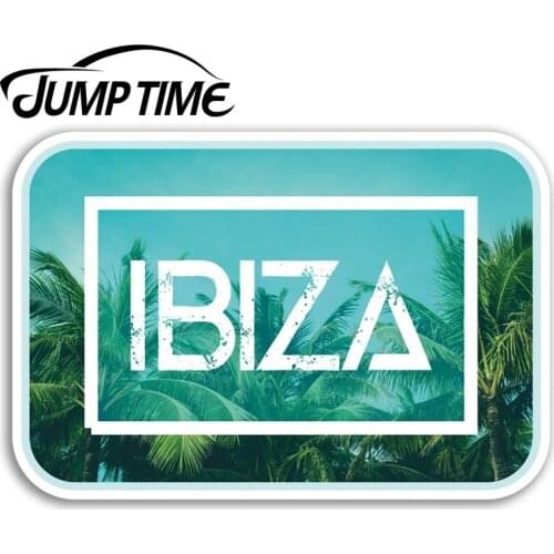 Jump Time Ibiza Vinyl Stickers Spain Cool Travel Sticker Laptop Luggage Decal Decor Window Bumper Waterproof