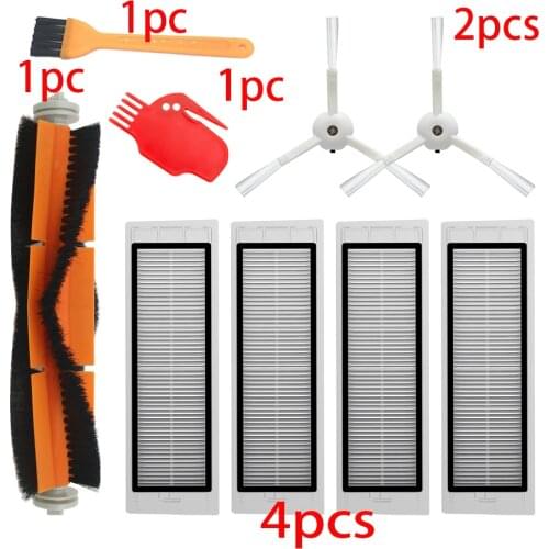 Vacuum Cleaner Parts Accessories for Xiaomi 1s MI Robot Vacuum 2 Roborock S50 S51 S5 HEPA Filter Side Brush Main Brush Dust box