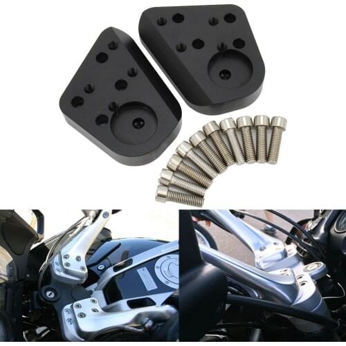 19MM Motorcycle Handle Bar Clamp Raised Extend Handlebar Mount Riser For BMW R1100RT R1150RT R1200RT R1100R R1150R Moto Parts