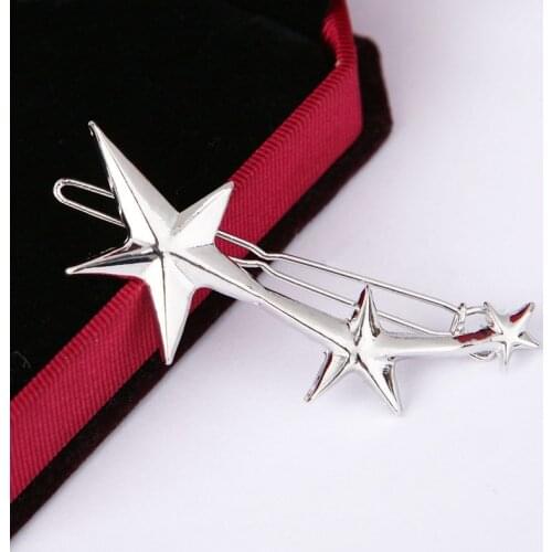 2020 New Women Ladies Hairpins Star Hair Pin Jewelry Metal Hair Clip For Girls Barrettes Bijoux De Tete Hair Accessories