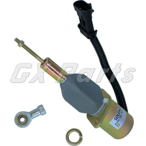 12V F3NN9D278BA Stop Solenoid 87801213 87616313 for Ford New Holland Engine TX34 TX62 TX63 TX64 TX65 TX66 TX67