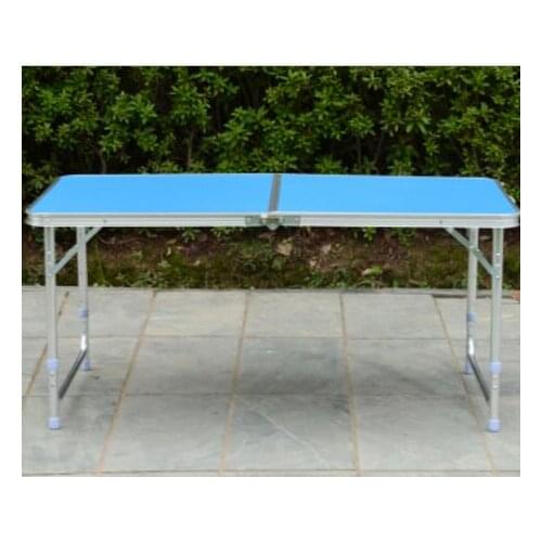 120*60*70CM Portable Folding Office Desk Aluminium Alloy Beach Table Adjustable Camping Table BBQ Picnic Table