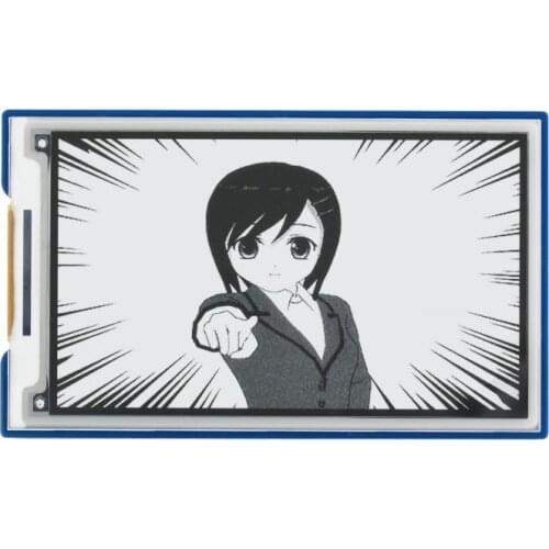 3.7inch E-Ink Display HAT for Raspberry Pi 4 480×280 Pixel Black/White 4 Grey Scales SPI Interface for Jetson Nano/Arduino/STM32